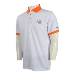 P1066 設計撞色Polo恤 香港小童軍 Polo恤製衣廠    白色撞色橙色衣領、袖口  公民教育  青少年體能訓練 P1066 設計撞色Polo恤 香港小童軍 Polo恤製衣廠    白色撞色橙色衣領、袖口  公民教育  青少年體能訓練